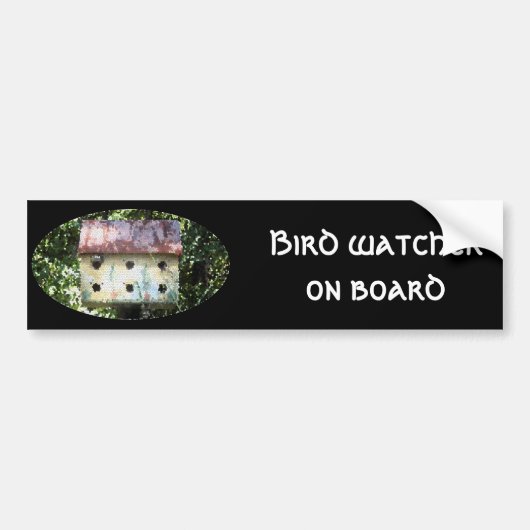 Birdhouse Edited Bumpersticker (Voorkant)