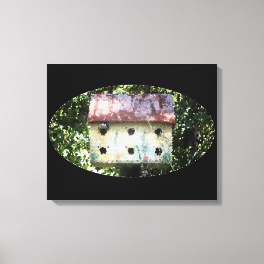 Birdhouse Edited Canvas Afdruk (Voorkant)