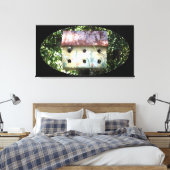Birdhouse Edited Canvas Afdruk (Insitu (Slaapkamer))