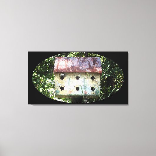 Birdhouse Edited Canvas Afdruk (Voorkant)