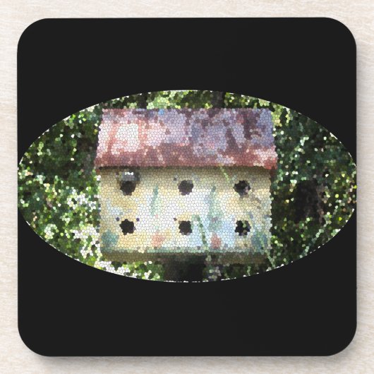 Birdhouse Edited Drankjes Onderzetter (Voorkant)