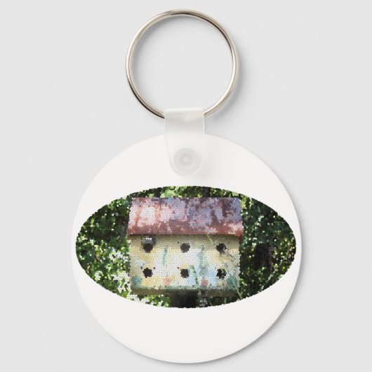 Birdhouse Edited Sleutelhanger (Voorkant)
