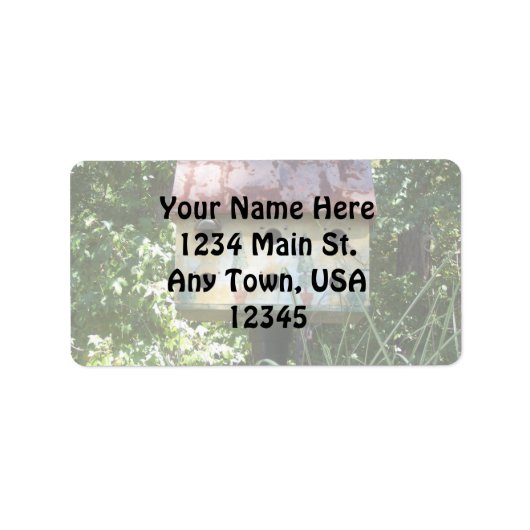 Birdhouse Etiket (Voorkant)