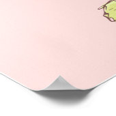 Birdhouse Floral Colorblock Poster (Hoek)