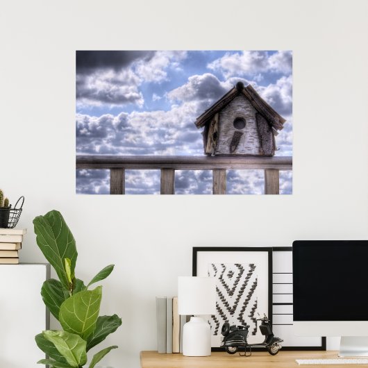 Birdhouse Poster (Thuiskantoor)