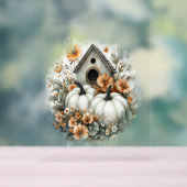 Birdhouse Shirt Country Pumpkin Acryl Bord (Neutraal)