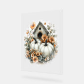 Birdhouse Shirt Country Pumpkin Acryl Bord (Hoek)