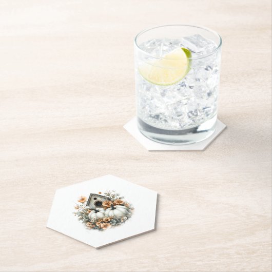 Birdhouse Shirt Country Pumpkin Kartonnen Onderzetters (Insitu)