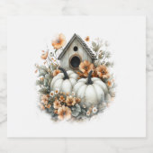 Birdhouse Shirt Country Pumpkin Sparkling Wijnetiket (Enkel label)