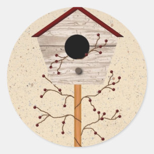 Birdhouse Sticker