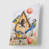 Birdhouse Vierkante Klok (Hoek)