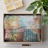 Birdhouse Vogelvoeder Bloemen Waterverf Tissuepapier (Geschenk)