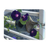Birdhouse With Morning Glories Magnet Magneet (Horizontaal)