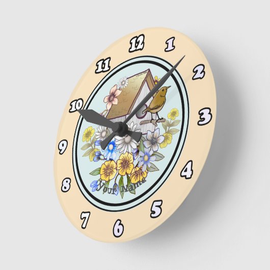 Birdhouse Wren klok (Hoek)