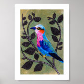 ' Birdie' Archival Print met Border (Matte) (Voorkant)