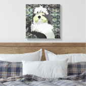 Birdie Art Canvas (Insitu (Slaapkamer))