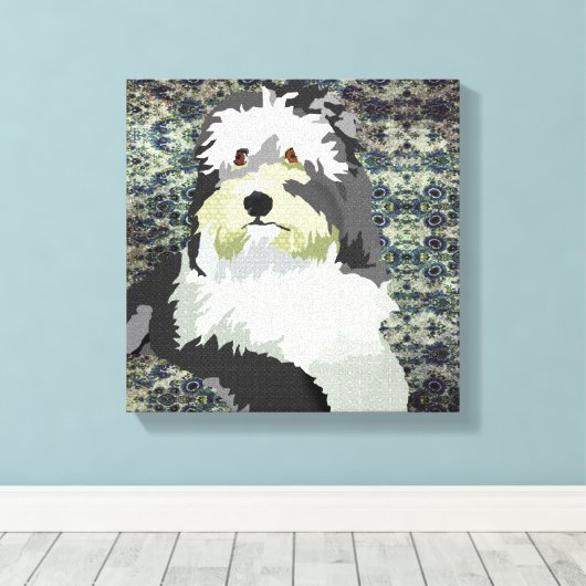 Birdie Art Canvas (Insitu (Houten vloer))