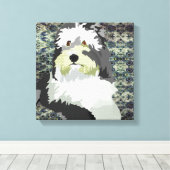 Birdie Art Canvas Afdruk (Insitu (Houten vloer))