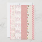 Birdie Birthday Party Invitation Kaart (Achterkant)