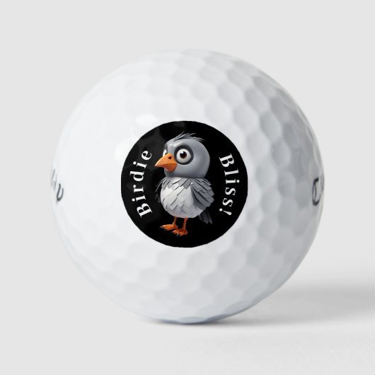 Birdie Bliss Callaway Warbird golfballen (Voorkant)