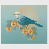 birdie bluey cadeaupapier (Vlak)