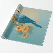 birdie bluey cadeaupapier (Uitgerold)