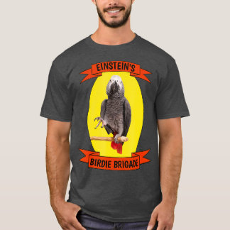 Birdie Brigade African Grey Parrot T-shirt