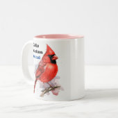Birdie-Collectie Tweekleurige Koffiemok (Voorkant links)