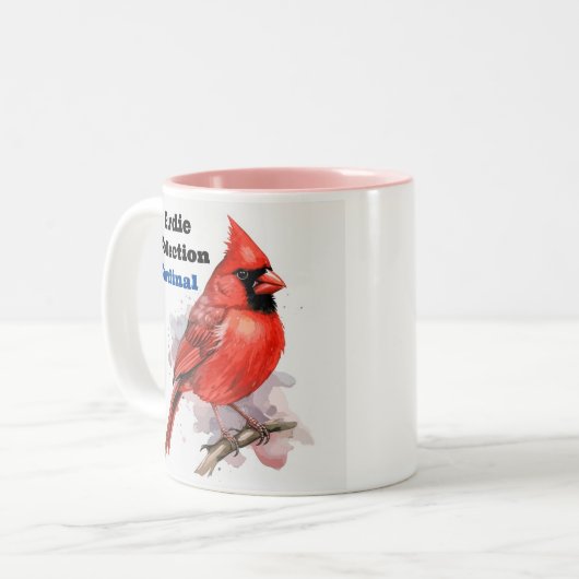 Birdie-Collectie Tweekleurige Koffiemok (Voorkant links)