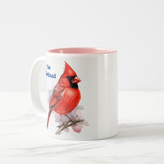 Birdie-Collectie Tweekleurige Koffiemok (Voorkant links)
