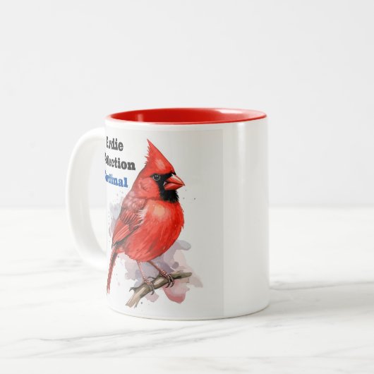 Birdie-Collectie Tweekleurige Koffiemok (Voorkant links)