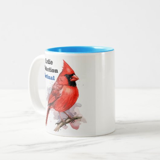 Birdie-Collectie Tweekleurige Koffiemok (Voorkant links)
