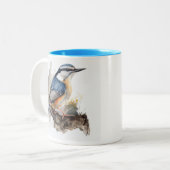 Birdie-Collectie Tweekleurige Koffiemok (Voorkant links)