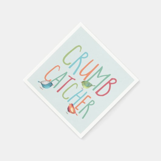 Birdie Crumb Catcher Paper Napkin Servet (Hoek)