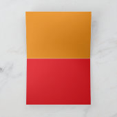 Birdie customizable holiday  card kaart (Binnen)