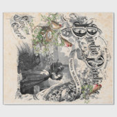 Birdie Darling-Poster voor ontkoppeling Cadeaupapier (Vlak)