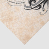 Birdie Darling-witboek Tissuepapier (Detail)