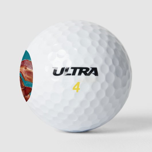 Birdie de bacon golfballen (Logo)