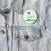 Birdie Eagle Golf Cartoon Button (In situ)
