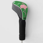 Birdie Flamingo Golfheadcover (Schuin)