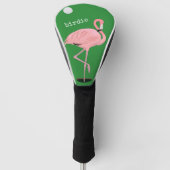 Birdie Flamingo Golfheadcover (Voorkant)