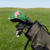 Birdie Flamingo Golfheadcover (Insitu)