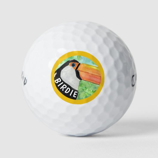 Birdie Fun Novelty Golfing Golfballen (Voorkant)