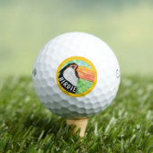 Birdie Fun Novelty Golfing Golfballen (Insitu Shirt)