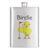 Birdie Golfer Chick Flacon (Voorkant)