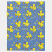 Birdie Golfer Chick Fleece Deken (Voorkant)