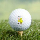 Birdie Golfer Chick Golf Balls Golfballen (Insitu Shirt)
