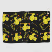 Birdie Golfer Chick Golfhanddoek (Horizontaal)