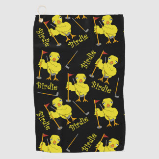 Birdie Golfer Chick Golfhanddoek