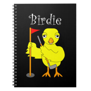 Birdie Golfer Chick Notitieboek